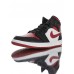 60% OFF Air Jordan 1 Mid "Bred Toe" 554724-066 Black Red White